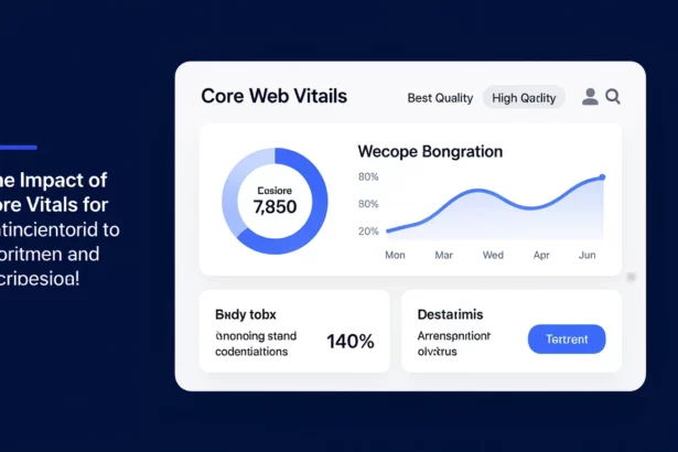 A Core Web Vitals metrikáit bemutató grafikon, amely a weboldalak teljesítményét és felhasználói élményét elemzi. A képen látható adatok a rangsorolás szempontjából fontosak.