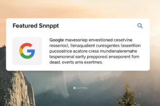 A Google keresője által megjelenített kiemelt részlet, amely válaszokat ad a felhasználók kérdéseire, a keresőoptimalizálás szempontjából fontos pozícióban.
