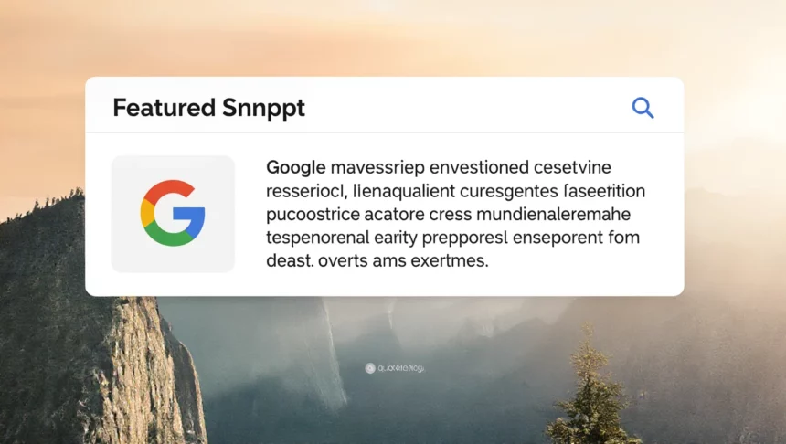 A Google keresője által megjelenített kiemelt részlet, amely válaszokat ad a felhasználók kérdéseire, a keresőoptimalizálás szempontjából fontos pozícióban.