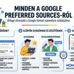 Google Preferred Sources információs grafika az AI-keresések korában