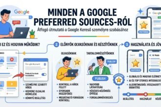Google Preferred Sources információs grafika az AI-keresések korában