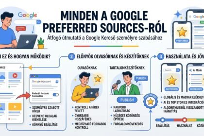 Google Preferred Sources információs grafika az AI-keresések korában
