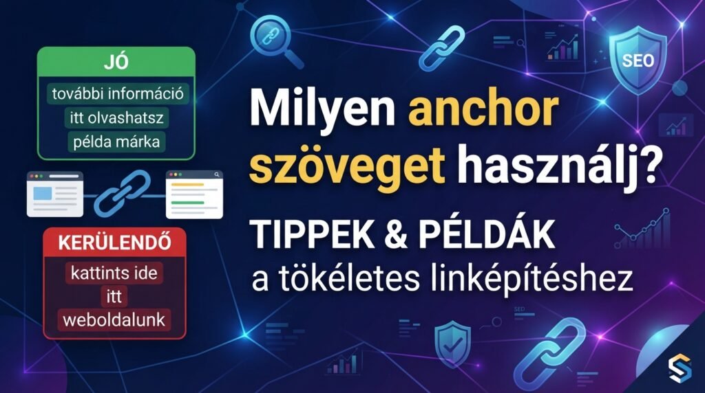 Belső linkelés topical authority építéshez: így építs valódi tartalmi hálózatot 73 Milyen anchor szöveget használj? Jó példák: további információ, itt olvashatsz. Kerülendő: kattints ide, itt, weboldalunk